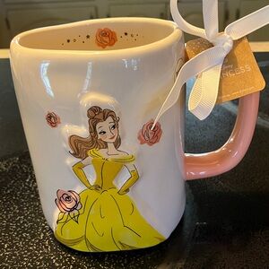 ✨Rae Dunn x Disney Princess Belle large coffee tea mug NWT